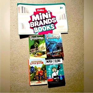 Zuru Mini Brands Books Lot of 4